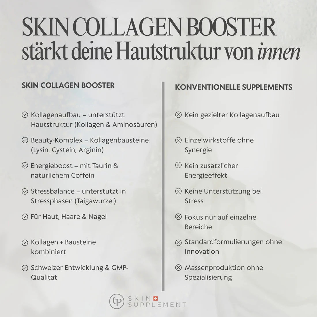 Skin Collagen Booster stärkt deine Hautstruktur von innen