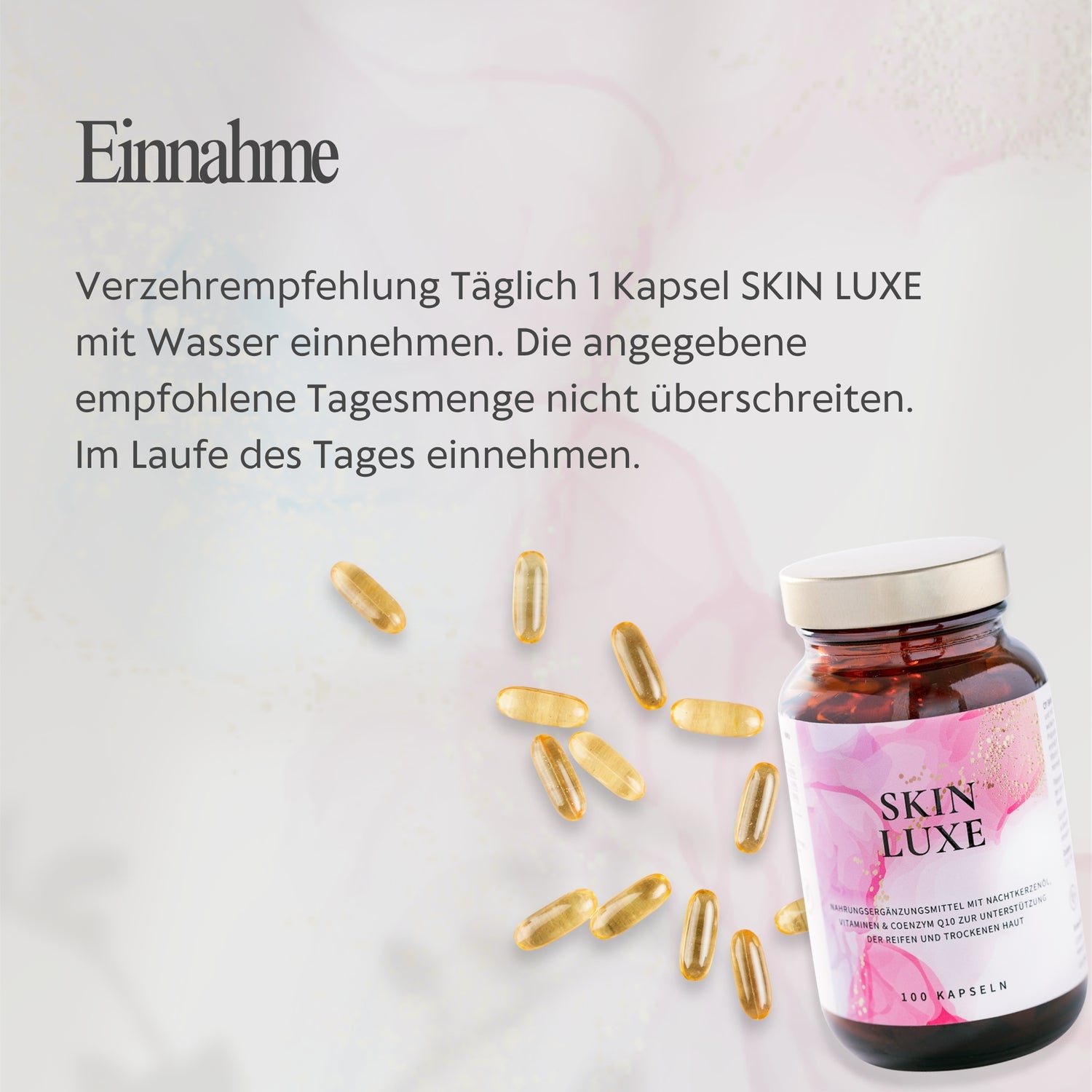 Skin Luxe Einnahmeempfehlung