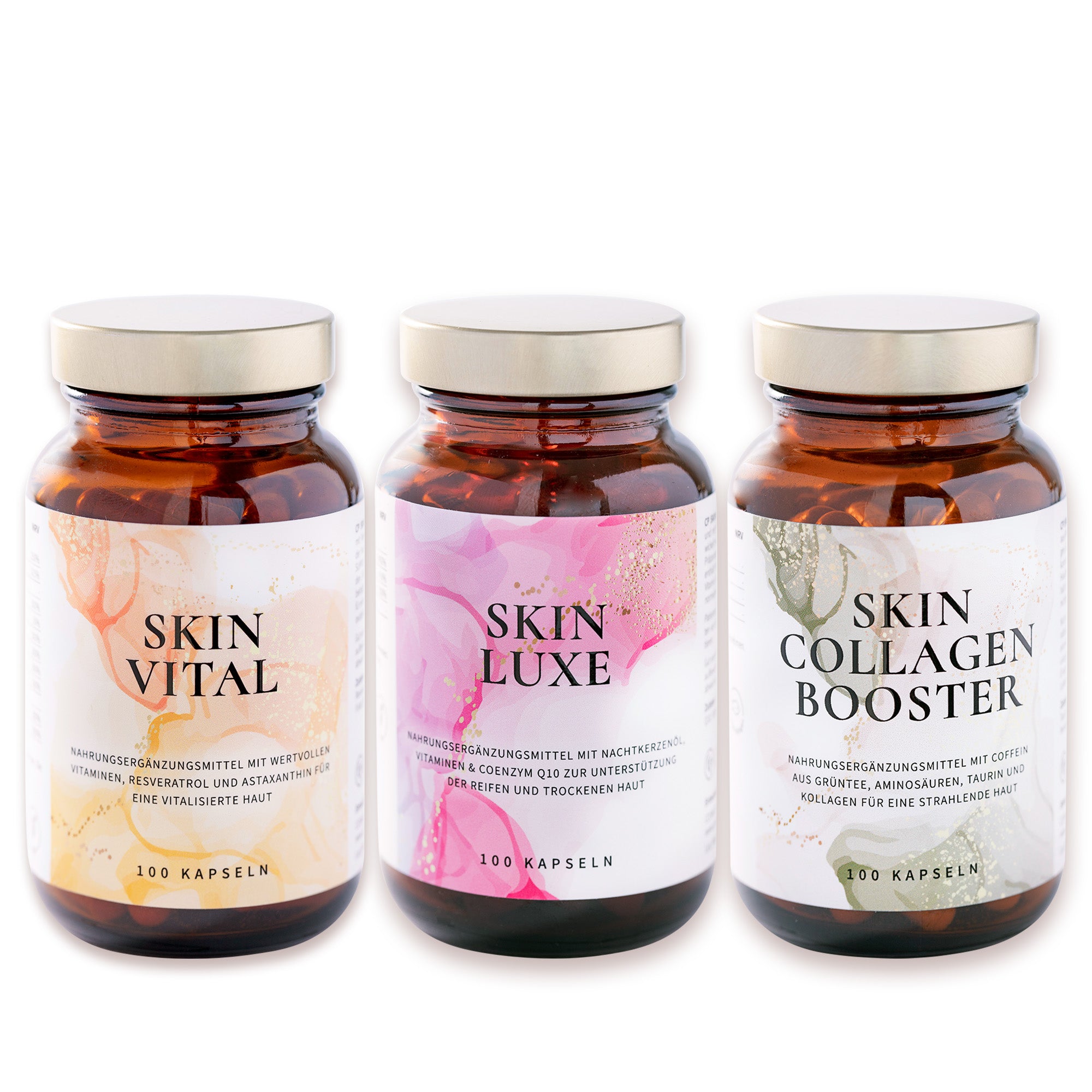 CP Skin Supplement Bundle mit Skin Luxe, Skin Vital und Skin Collagen Booster